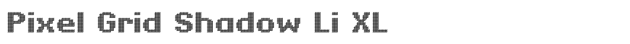 Pixel Grid Shadow Li XL image